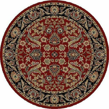 CONCORD GLOBAL TRADING 5 ft. 3 in. Ankara Sultanabad - Round, Red 62000